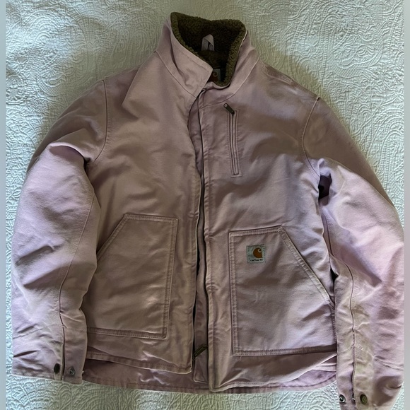Carhartt Jackets & Blazers - Carhartt Women’s Pink Utility Jacket Size Small